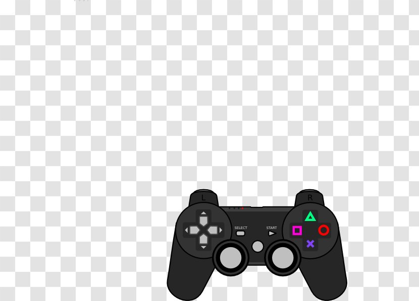 PlayStation 4 3 Xbox 360 Game Controller Clip Art - Video - Cliparts Transparent PNG