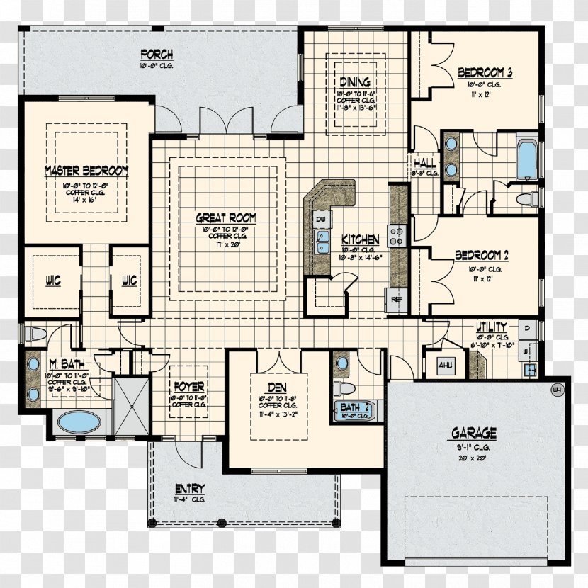 Floor Plan House - Home - Design Transparent PNG