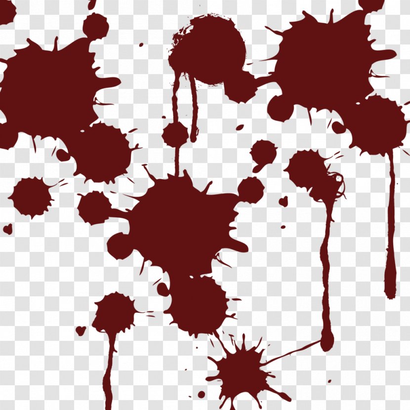 Blood Clip Art - Splatter Transparent PNG