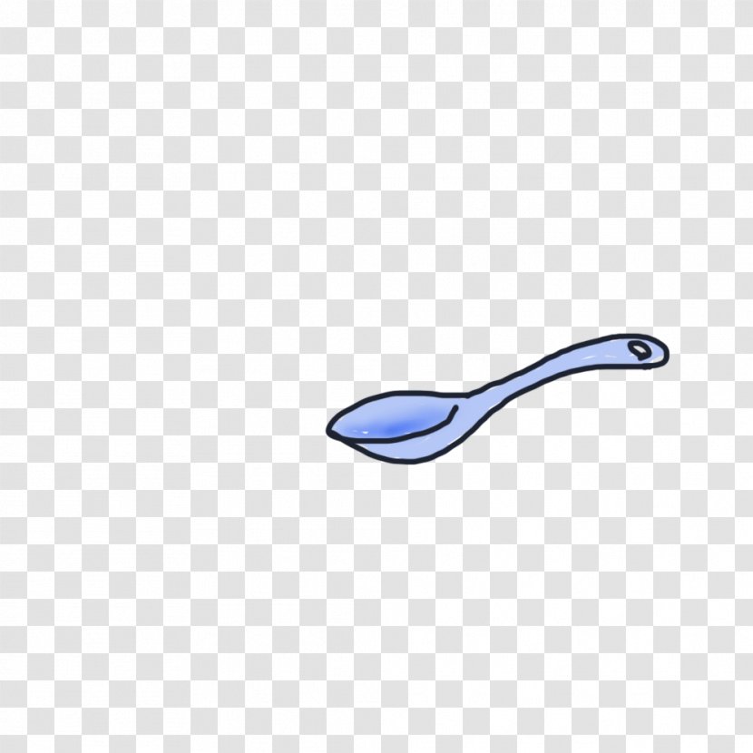 Spoon Icon - Blue - Painted Transparent PNG