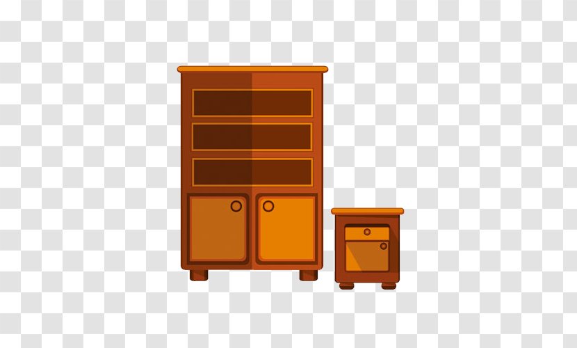 Furniture Shelf Couch Illustration - Watercolor - Wardrobe And Small Cupboard Transparent PNG