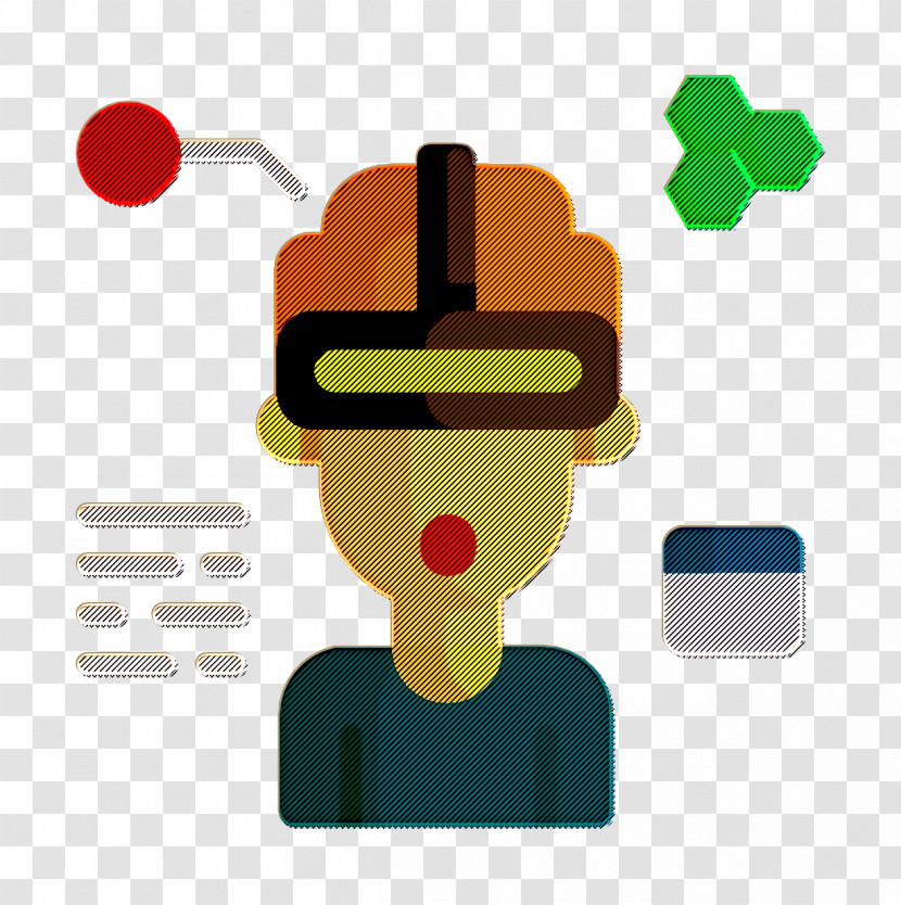 Ar Glasses Icon Technology Of The Future Icon Virtual Reality Icon Transparent PNG