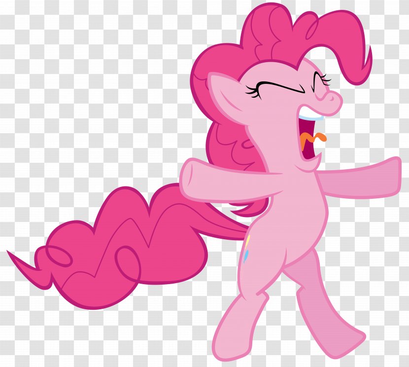 Pony Pinkie Pie Twilight Sparkle Applejack Rarity - Cartoon - Little Vector Free Download Transparent PNG