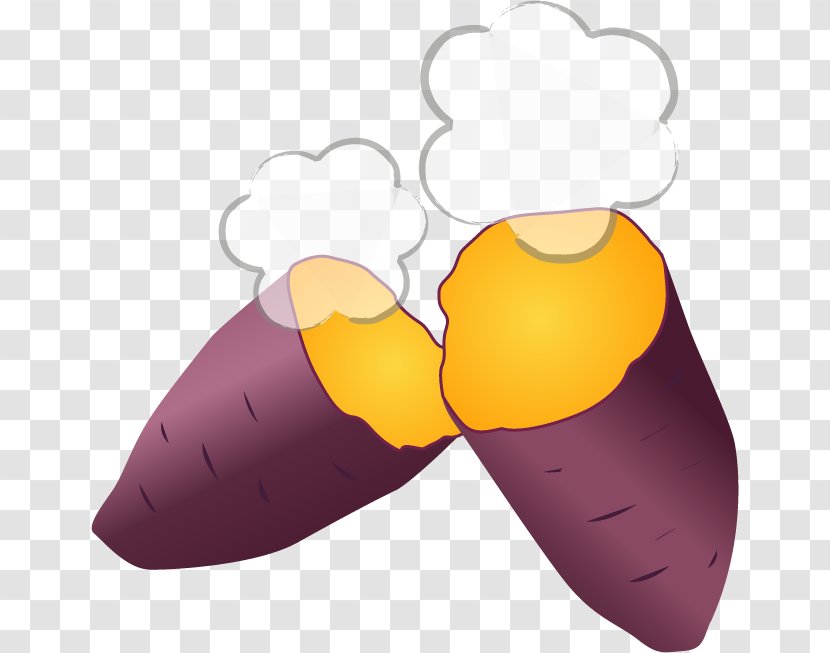 Roasted Sweet Potato Hoshi Imo Food Tuber - Autumn - Eating Transparent PNG