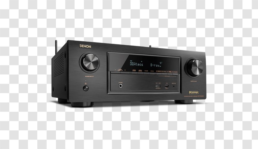 Denon AVR-X3400H 7.2 Channel AV Receiver AVR X3400H Home Theater Systems - Electronic Device Transparent PNG