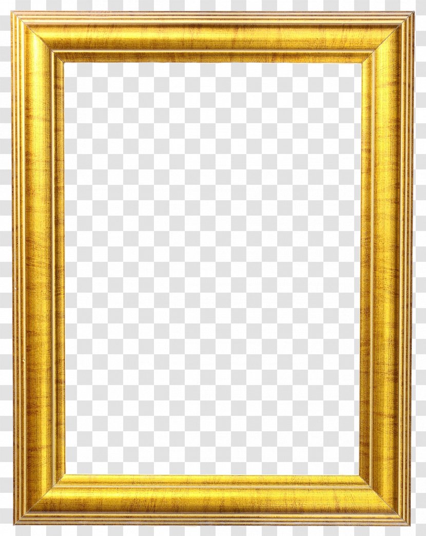 Picture Frames Mirror Gold Frame Image Decorative Arts Transparent PNG