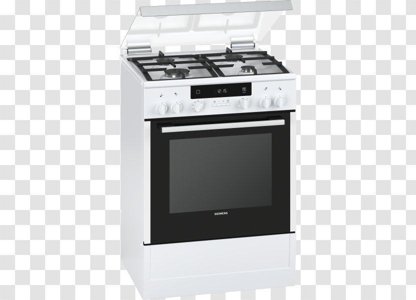 Cooking Ranges Gas Stove Bosch HGD745220 Polar White Gas-kombi-standherd 60cm Oven Kochfeld Transparent PNG