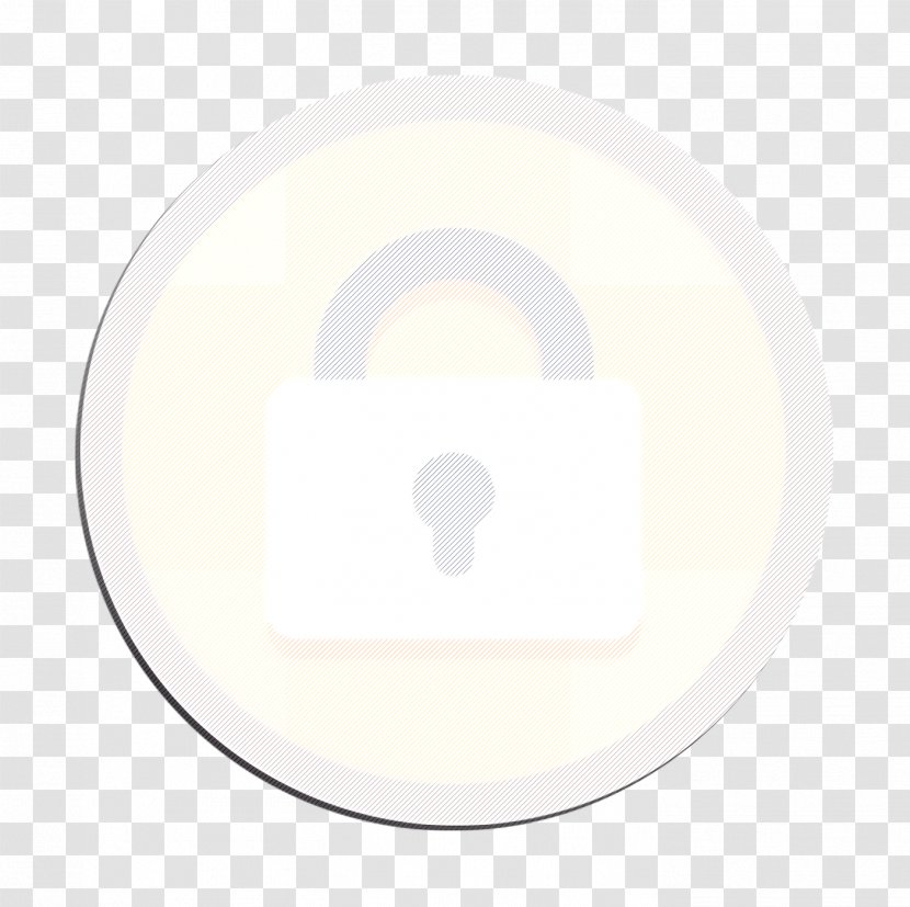 Lock Icon Locked Secure - White - Logo Transparent PNG