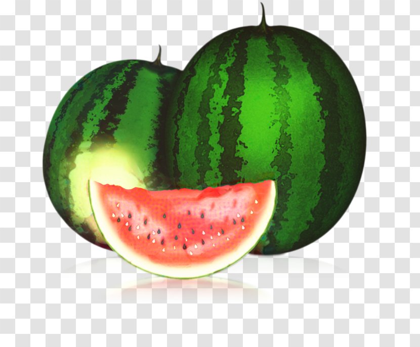 Watermelon Cartoon - Local Food - Seedless Fruit Cucumis Transparent PNG