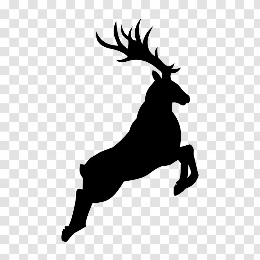 Film Poster Minimalism - Monochrome Photography - Reindeer Transparent PNG