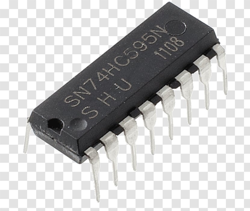 Transistor Microcontroller Electronic Component Integrated Circuits & Chips Shift Register - Semiconductor - Logic Gate Transparent PNG