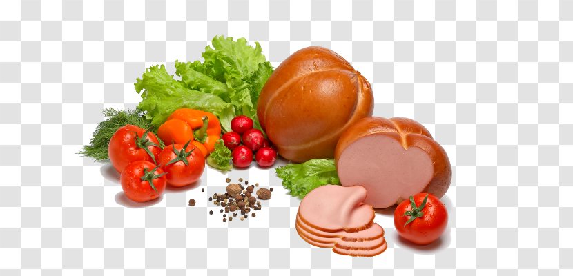 Sausage Meat Vegetarian Cuisine Charcuterie Kielbasa - Superfood Transparent PNG