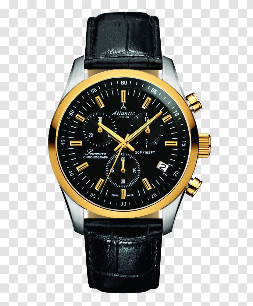 Atlantic-Watch Production Ltd Chronograph Quartz Clock Time - Watch Transparent PNG