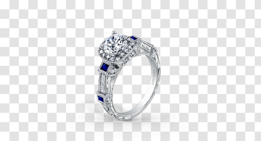 Sapphire Engagement Ring Diamond Wedding Transparent PNG