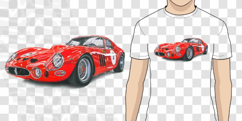 Ferrari 250 GTO T-shirt Car S.p.A. - Land Vehicle - Tshirt Transparent PNG