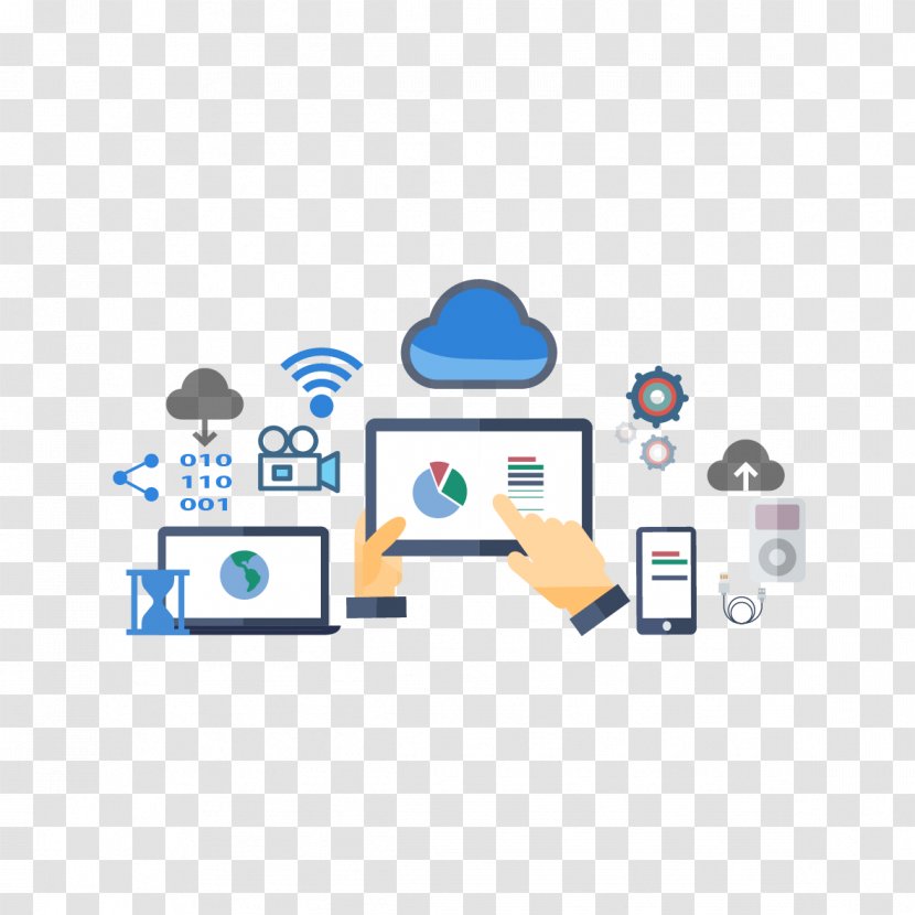 Computer Network Download Icon - Cloud Storage - Vector Material Transparent PNG