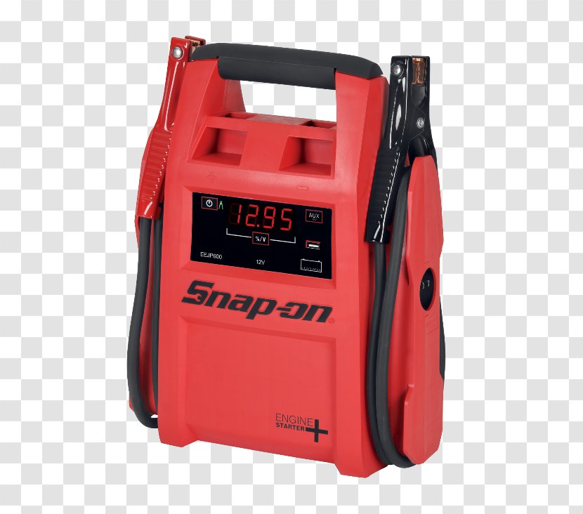 Snap-on Battery Charger Hand Tool Car Jump Start Transparent PNG