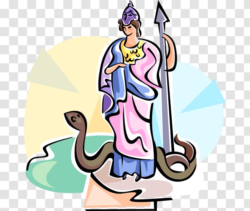 Clip Art Greek Mythology Athena Vector Graphics - Purple - Goddess Transparent PNG