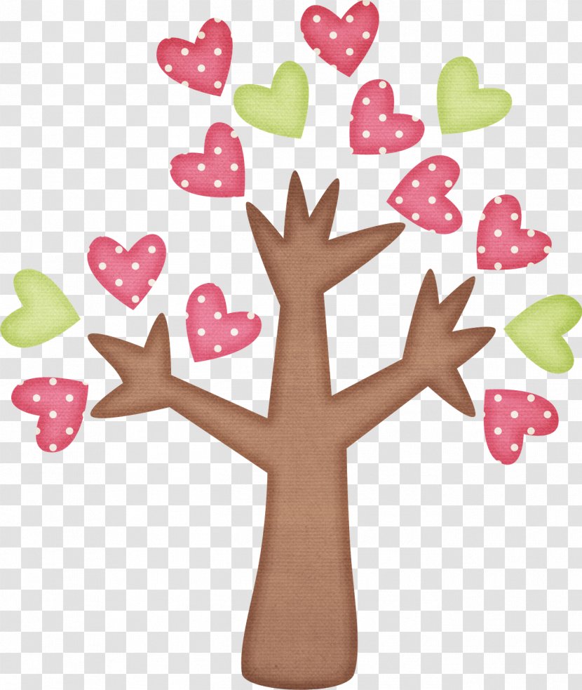 Tree Drawing Clip Art - Peach Transparent PNG