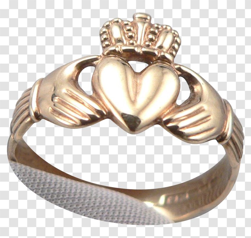 Claddagh Ring Jewellery Wedding - Fashion Accessory - Gold Transparent PNG