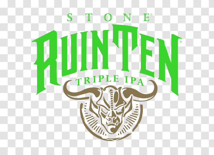 Stone Brewing Co. India Pale Ale Tripel Brewery Logo - Green Transparent PNG