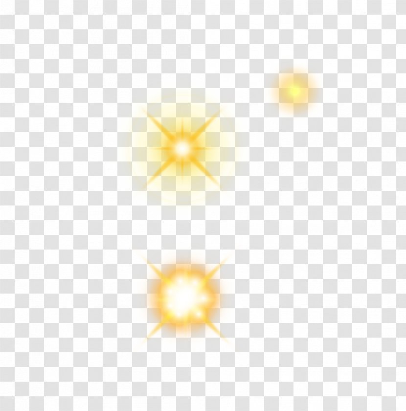 Symmetry White Pattern - Star Gold Glowing Vector Transparent PNG