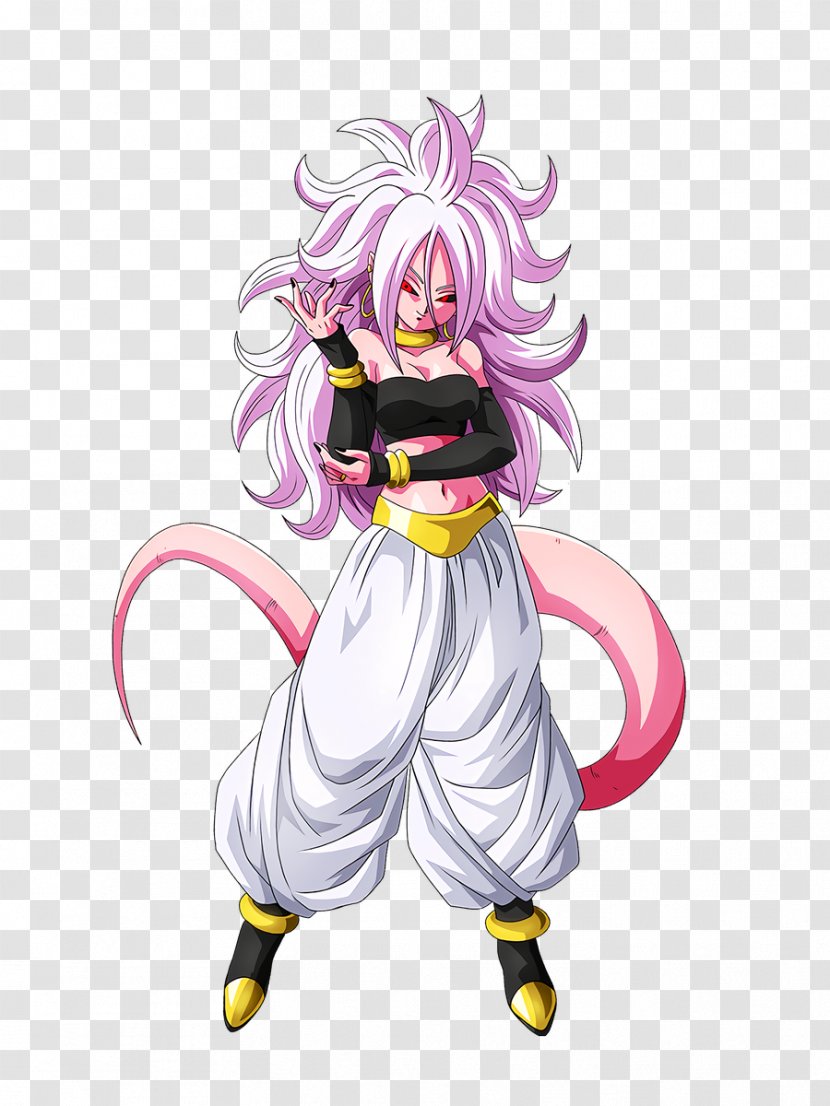 Dragon Ball Z Dokkan Battle Androide Número 21 FighterZ Majin Buu - Flower Transparent PNG