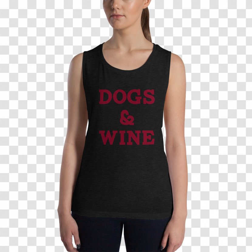 T-shirt Crop Top Sleeve Tanktop - Neckline - Wine Mockup Transparent PNG