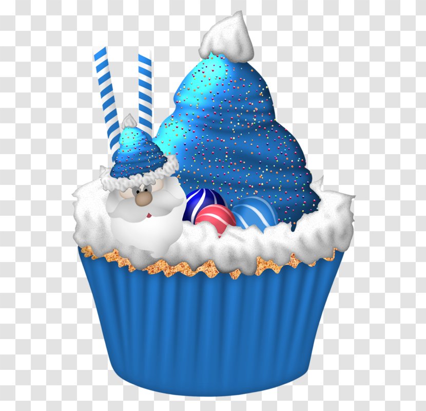 Cupcake Birthday Cake Christmas Muffin Clip Art - Buttercream Transparent PNG