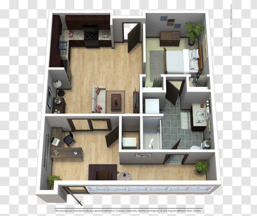 Floor Plan Frederick Lofts - Real Estate - Loft Apartment Plans 3d Transparent PNG