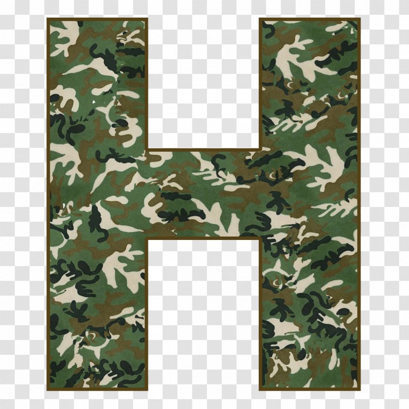 NATO Phonetic Alphabet Military Camouflage Letter - Army - CAMOUFLAGE Transparent PNG