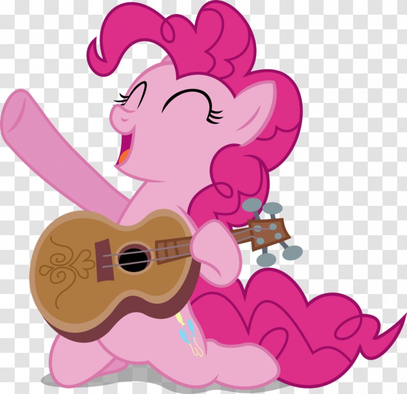 Pinkie Pie Rarity Twilight Sparkle Rainbow Dash Applejack - Watercolor - Guitar Transparent PNG