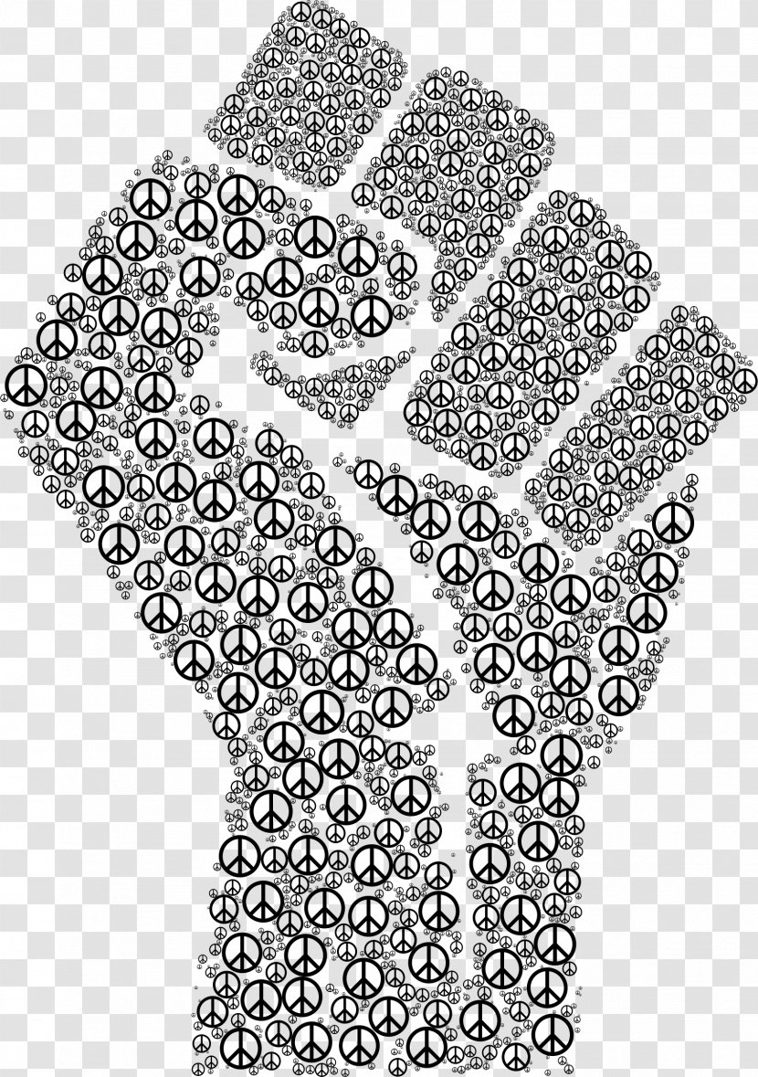 Communism Fist Clip Art - Monochrome - Hand Transparent PNG