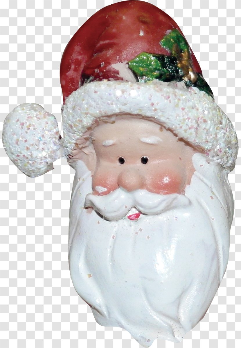 Christmas Ornament Figurine - Santa Claus Transparent PNG
