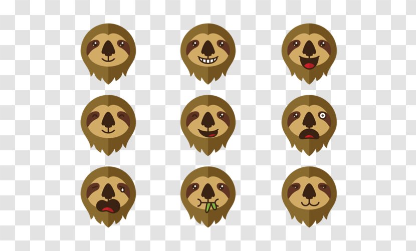 Sloth Gun Fu: Stickman 2 Icon - Sticker - Cute Lion Face Pack Transparent PNG