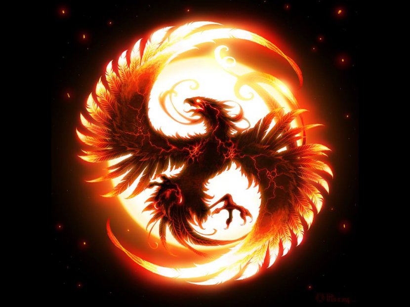 Phoenix Fire Bird Legendary Creature Flame - Simurgh Transparent PNG