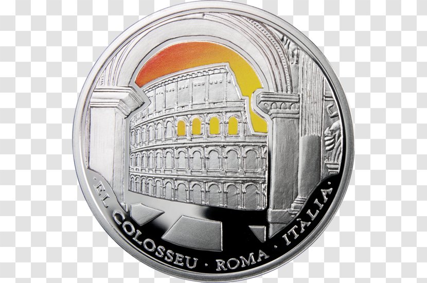Colosseum Coin New7Wonders Of The World Taj Mahal Christ Redeemer - New7wonders Transparent PNG
