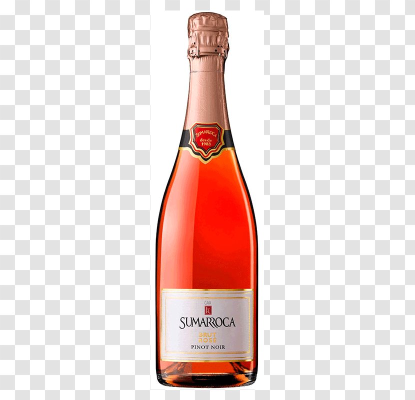 Cava DO Champagne Sumarroca Brut Rosé Wine - Rose Transparent PNG