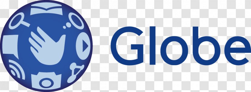 Philippines Globe Telecom Telecommunication Smart Communications Mobile Service Provider Company - Blue - Text Transparent PNG