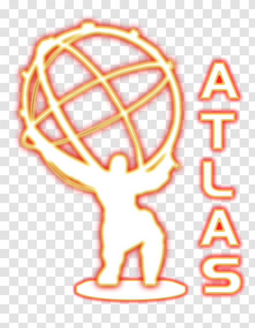 ATLAS Experiment Logo Top Quark CERN - Silhouette - Glow Transparent PNG