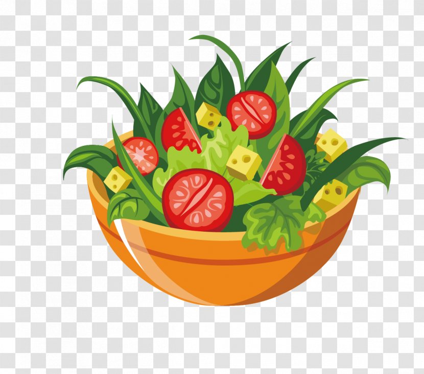 Fruit Salad Vegetable Clip Art - Vector Fruits And Vegetables Transparent PNG