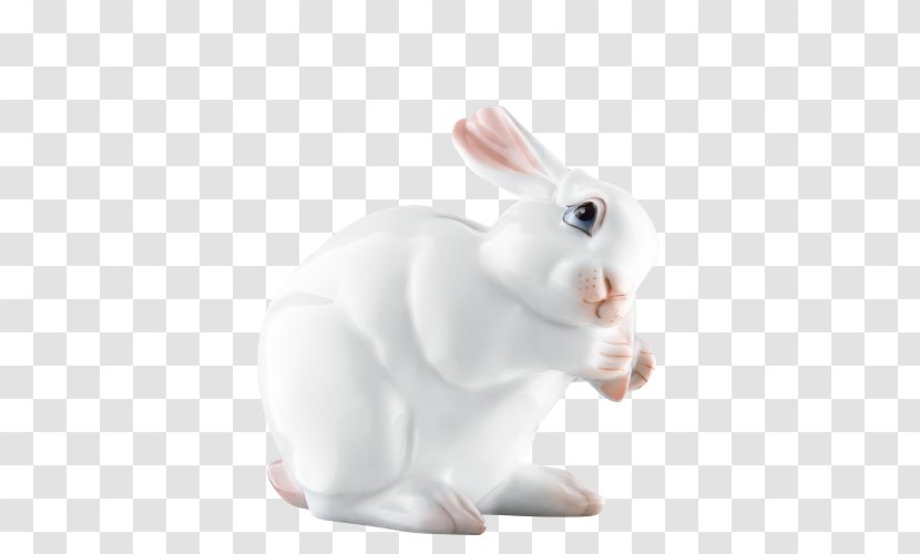 Domestic Rabbit Hare Figurine - Mammal Transparent PNG