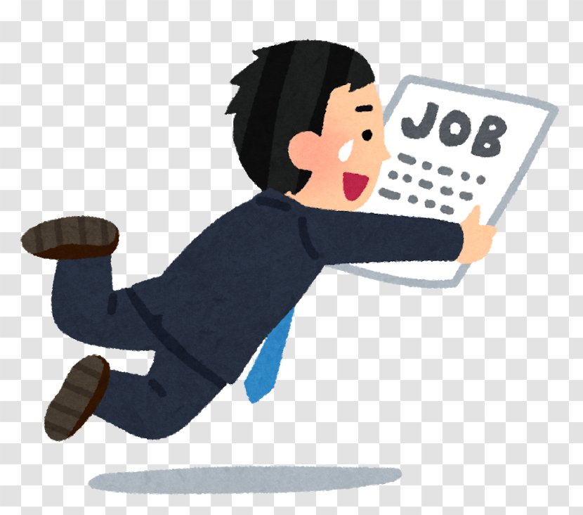 Job Hunting Person Arubaito Illustrator - Cartoon - Tz Transparent PNG