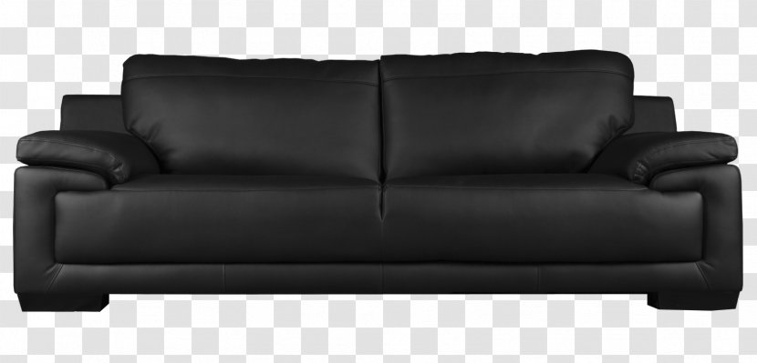 Couch Table Chair Furniture - Loveseat - Black Sofa Image Transparent PNG