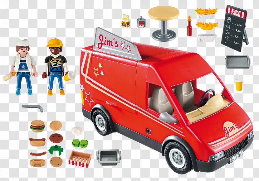 Hot Dog Playmobil Food Truck Toy - Dollhouse - FOOD TRUCK Transparent PNG