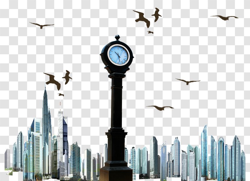 Modern Architecture City - Urban Fantasy - Watch Building Transparent PNG