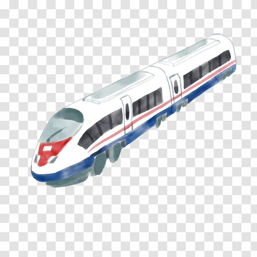 Train High-speed Rail Transport Maglev - Vehicle - Vector White Transparent PNG