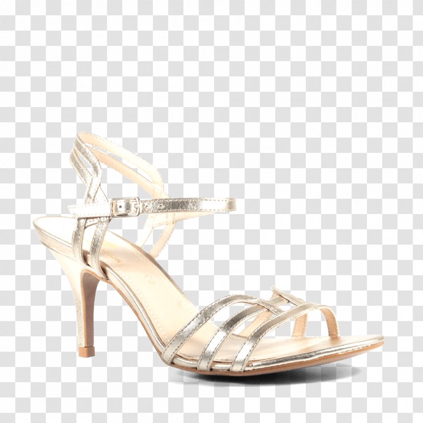 Sandal Shoe Beige - High Heeled Footwear Transparent PNG
