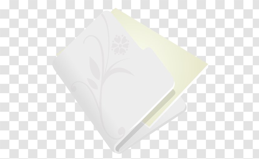 White - Linens - Folder Flower Light Grey Transparent PNG