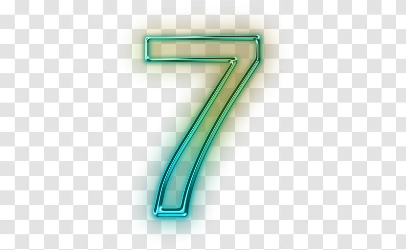 Number Icon - Royalty Free - 7 Transparent PNG